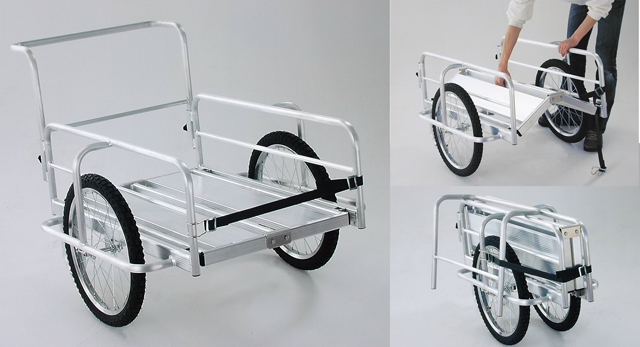国産】スチールリヤカー・アルミリヤカーを特価販売 耐荷重350kg